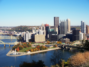 View of downtown Pittsburgh
